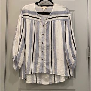 Anthropologie Striped Blouse